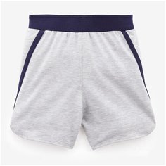 Шорты регулируемые дышащие для детской гимнастики серые DOMYOS х Decathlon Серый/Синий Графит 96-102CM 3-4A