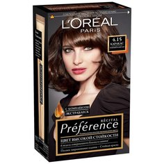 LOreal Paris Preference Recital стойкая краска для волос, 4.15, Каракас