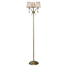Торшер BRIZZI MA 01625F/003 Bronze Cream 120 Вт