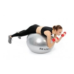 Мяч для фитнеса антивзрыв с насосом, 65 см (арт. SF 0379) Bradex