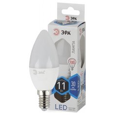 Лампа светодиодная ЭРА LED B35-11W-840-E14 (диод, свеча, 11Вт, нейтр, E14) ERA