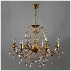 Подвесная люстра Ambiente Alicante 8888/6 AB Tear drop