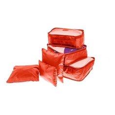 Комплект однотонных органайзеров, 6 штук, цвет: оранжевый Bradex