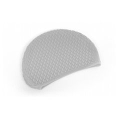 Шапочка для плавания, силиконовая, бабл, серая Bradex