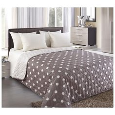 Покрывало стеганое "Элис 1", перкаль, 160х210 см (цвет: коричневый) Текс Дизайн