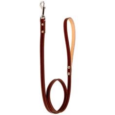 Поводок для собак COLLAR 0448/0451 коричневый 1.22 м 12 мм