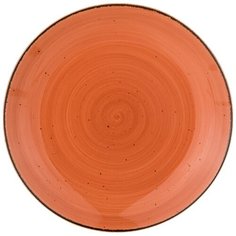 Тарелка обеденная nature 26,5см, оранжевая Bronco (263-1029)