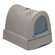 Туалет для кошек закрытый Imac Zuma, темно-серый, 40*56*42,5 см