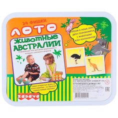 Настольная игра Забава Лото Животные Австралии