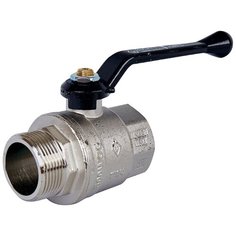 Кран шаровый Bugatti Oregon 030500 муфтовый (ВР/НР), латунь Ду 32 (1 1/4")