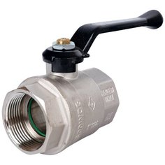 Кран шаровый Bugatti Oregon 03000 муфтовый (ВР/ВР), латунь Ду 32 (1 1/4")