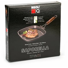 Гриль Saporella 20x20см со складной деревянной ручкой R90/20T00 Risoli