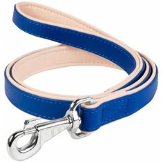 Поводок для собак COLLAR Brilliance (без украшений) синий 1.22 м 25 мм