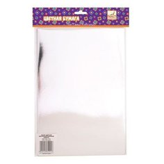 Набор цветной металлизированной бумаги, A4, 5 цветов, 10 листов Fancy Creative