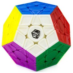 Головоломка QiYi MoFangGe X-Man Megaminx v2 Sculpted Цветной пластик