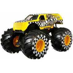 Монстр-трак Hot Wheels большой Такси GJG77 1:24, 17.8 см, желтый