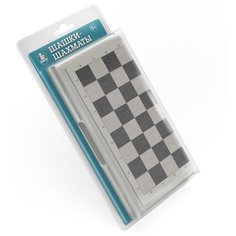 Десятое королевство Игра настольная "Шашки-Шахматы" (большие, серые) блистер