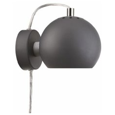 Лампа настенная ball, темно-серая матовая 4750_136011 Frandsen