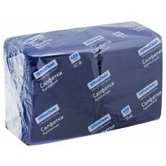 Салфетки OfficeClean синие 1 слой, 400 шт.