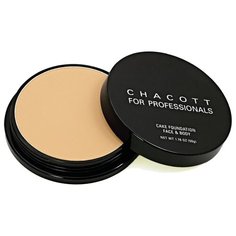 Chacott Тональный крем сухой крем-пудра для лица и тела Cake Foundation, 50 г, оттенок: 201
