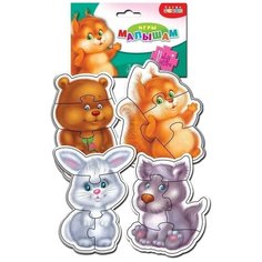 Набор пазлов Дрофа-Медиа Лесные зверята (3401)