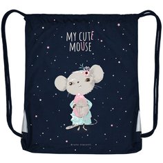 Мешок для обуви синий "FOREST DREAM.МЫШОНОК" 35 х 45 см Bruno Visconti