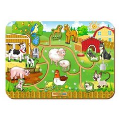Лабиринт логический WoodLand Toys пара "Животные 1"