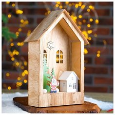 Игрушка световая Luazon Lighting "Праздничный домик", 6*15*23,5 см