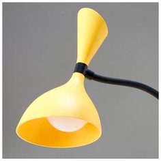 Лампа настольная Risalux сенсорная, LED, 3 Вт, USB, АКБ, 3000-6000 К, желто-черный, 11*17,5*39 см