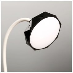 Лампа настольная Risalux "Даймонд", АКБ, USB, 6 Вт, черный, 20*13*28 см