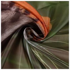 Тюль ТамиТекс Тигры у водопада, 147*267+/-3 см, 2 шт, шифон, полиэстер