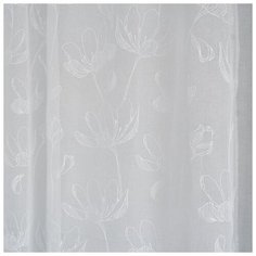Штора-тюль Witerra "Цветы", с резиновым рисунком, 150*260 см