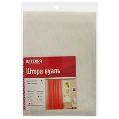 Штора-вуаль Witerra ширина 300 см, высота 260 см, цвет молочный