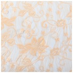 Штора Лента на шторной ленте, 250*250 см, персик, полиэстер 100%