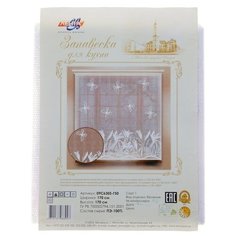 Штора Лента 170*170 см, белый, 100% полиэстер, без шторной ленты