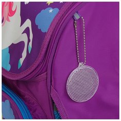 Ранец Calligrata Стандарт, 34*25*13, "Единорог", сиреневый