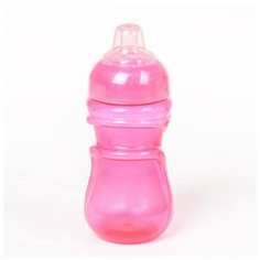 Поильник с мягким носиком Mum&Baby 340 мл, от 9 мес, розовый (2586896)