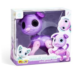 Интерактивная игрушка Mioshi "Умный щеночек: Мармеладка" (20 см, свет, звук, танец, подвижный) (MAC0303-013.)