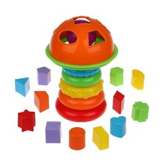 Развивающий набор Knopa Грибочек, Пирамидка, Сортер (87072)