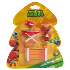 Игровой набор Ми-ми-мишки Лисичка и 3 детали интерьера (BBPS032F) Gulliver