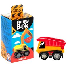 Игровой набор Funny Box «Строй техника»: карточка, фигурка, лист наклеек Zabiaka