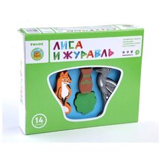 Деревянный игровой набор Томик "Сказки", Лиса и журавль (4534-10)