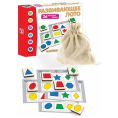Настольная игра АНДАНТЕ Развивающее лото. Формы и цвета