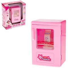 Холодильник с продуктами, со световым эффектом, работает от батареек Сима ленд