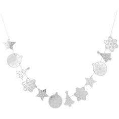 Гирлянда "Новый год" 230 см, цвет серебро 4331006 Страна Карнавалия