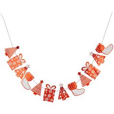 Гирлянда "Новый год" 230 см, цвет красный 4331007 Страна Карнавалия