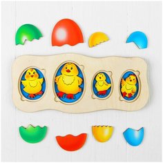 Развивающий пазл "Цыплята-ребята" П016 1481960 Smile Decor