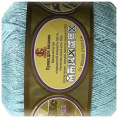 Пряжа Камтекс "Вискозный Шелк Блестящий", 100% вискоза, 350 м/100 гр, (024 бирюза)