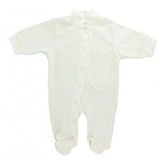 Комбинезон LEO, размер 68, молочный Лео