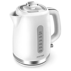 Чайник электрический HOTTER 1,7л белый
